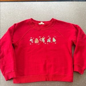 Roller Rabbit  Red Holiday Sweatshirt Kids 12